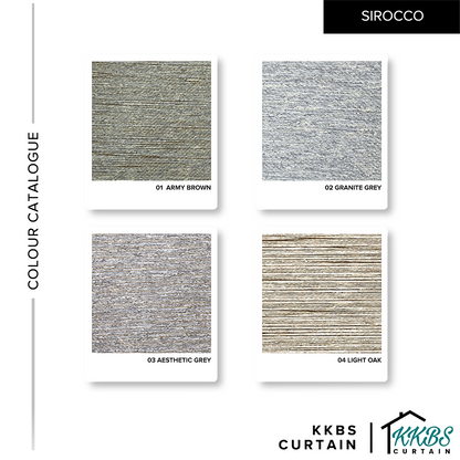 Sirocco Blackout Roman Blinds Custom Made