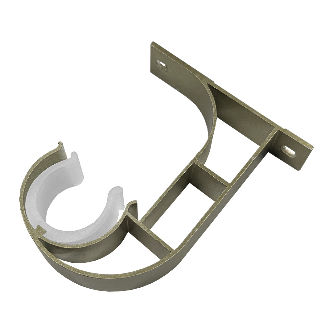 Morandy Curtain Rod Single Ceiling Bracket Luxury Champagne