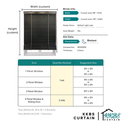 Tamayo 35mm Wooden Blinds Custom Made