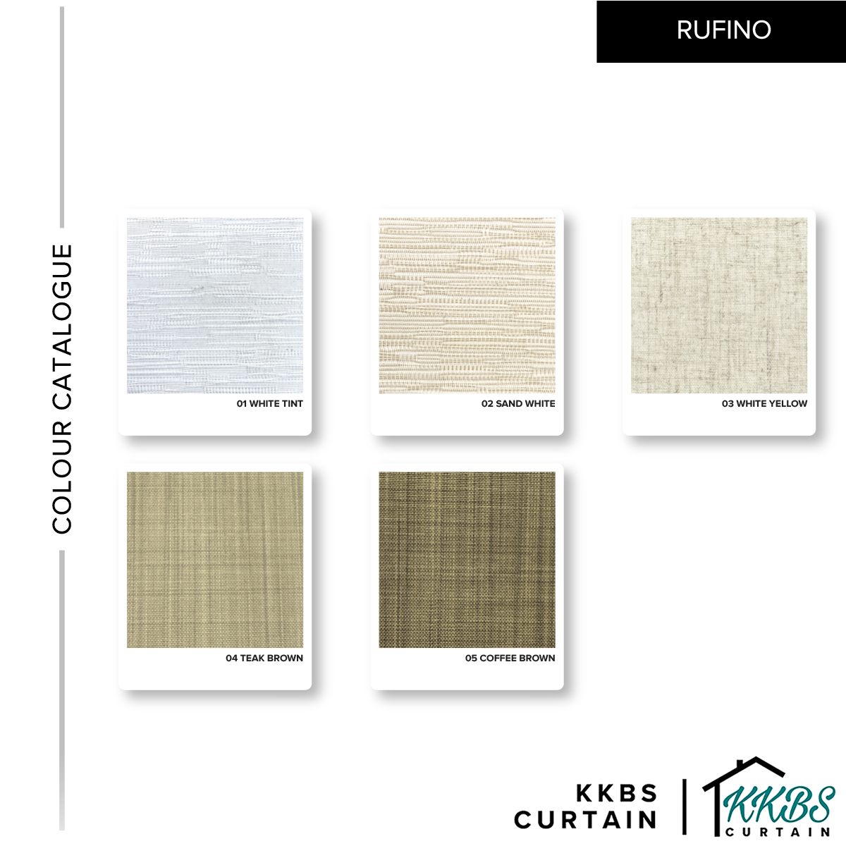 Rufino 100% Blackout Roller Blinds Custom Made