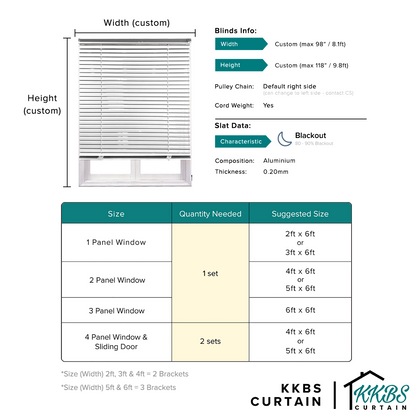 Yuriko 50mm Venetian Blinds Custom Made