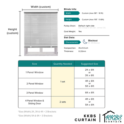 Ireneo 35mm Venetian Blinds Custom Made
