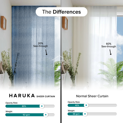 Haruka Sheer Curtain Custom Made