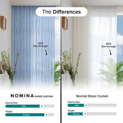 Nomina Sheer Curtain Custom Made