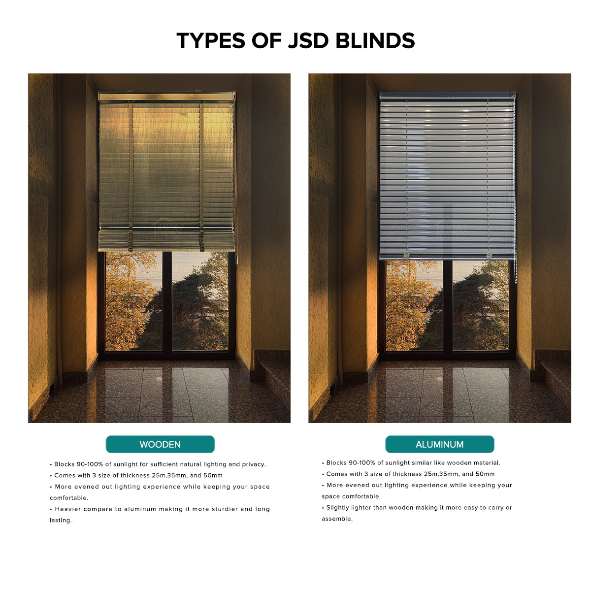 Ireneo 35mm Venetian Blinds Custom Made