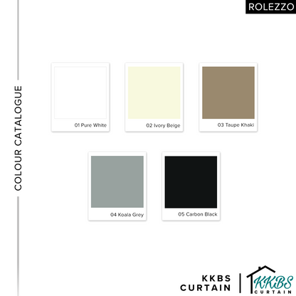 Rolezzo 25mm Venetian Blinds PVC Ready Made Complete Set