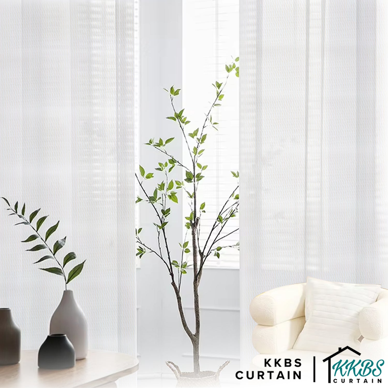 Catpy Sheer Curtain Custom Made