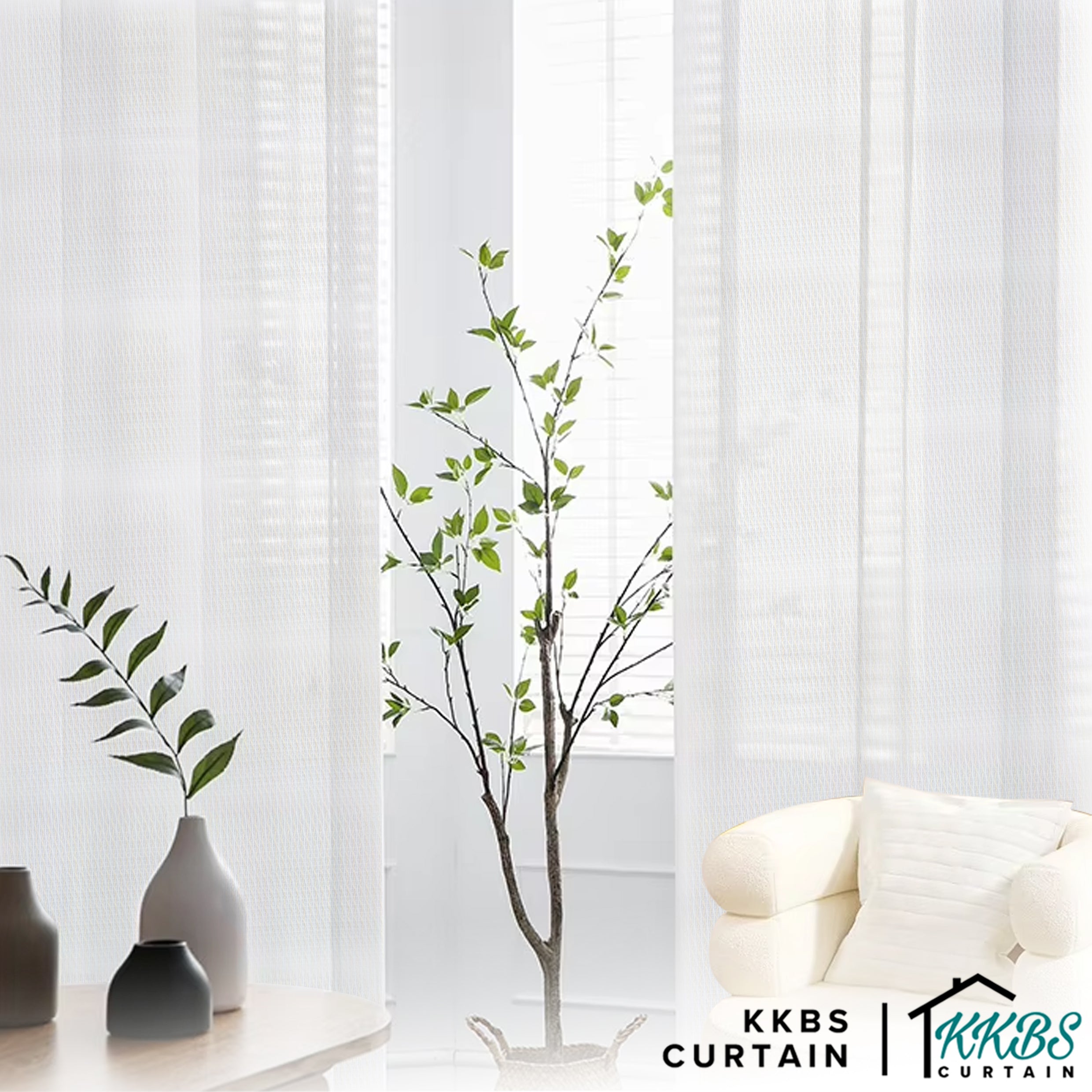 Catpy Sheer Curtain Custom Made