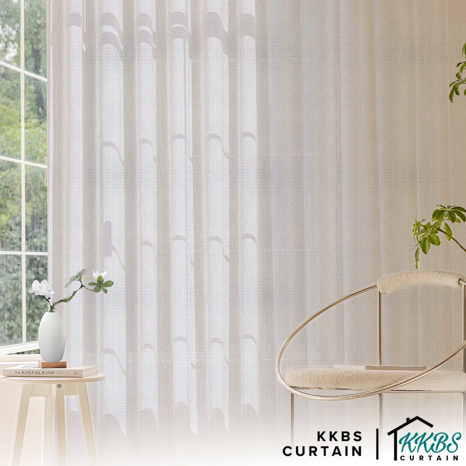 Jaren Sheer Curtain Custom Made