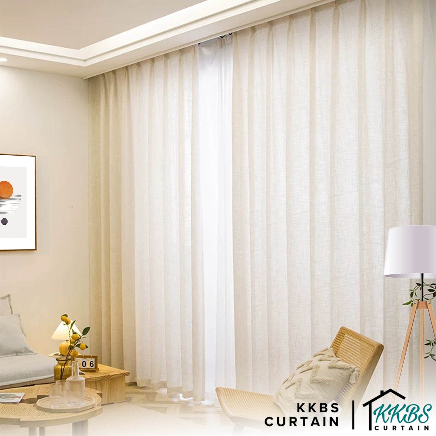 Miah Sheer Curtain Custom Made