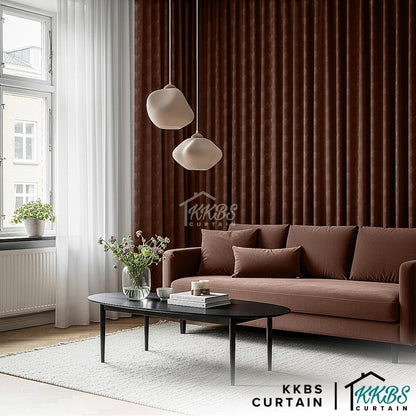 Miranda 90-98% Blackout Curtain Ready Made Hook &amp; Eyelet - Std Width