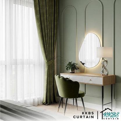 Miranda 90-98% Blackout Curtain Ready Made Hook &amp; Eyelet - Std Width