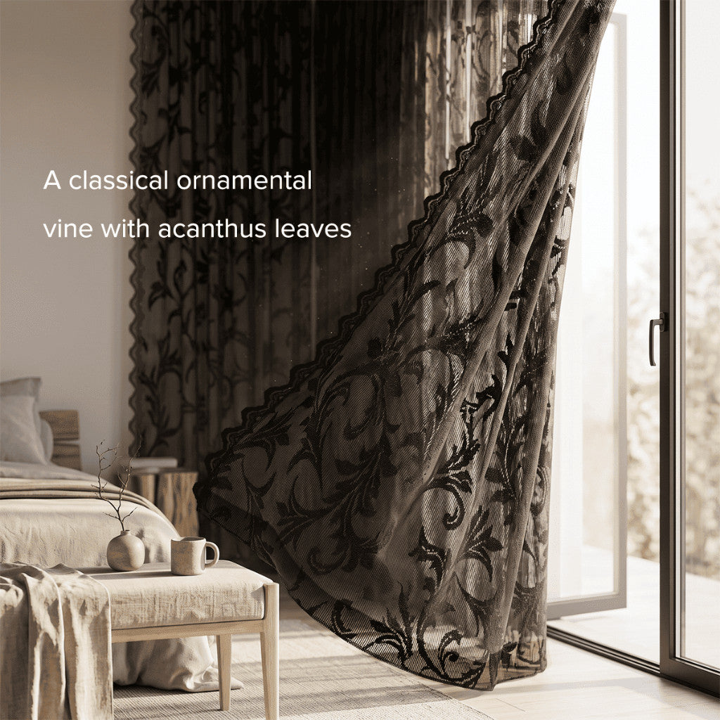 Florence Lace Sheer Curtain Ready Made