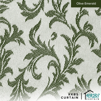 Florence Lace Sheer Curtain Ready Made