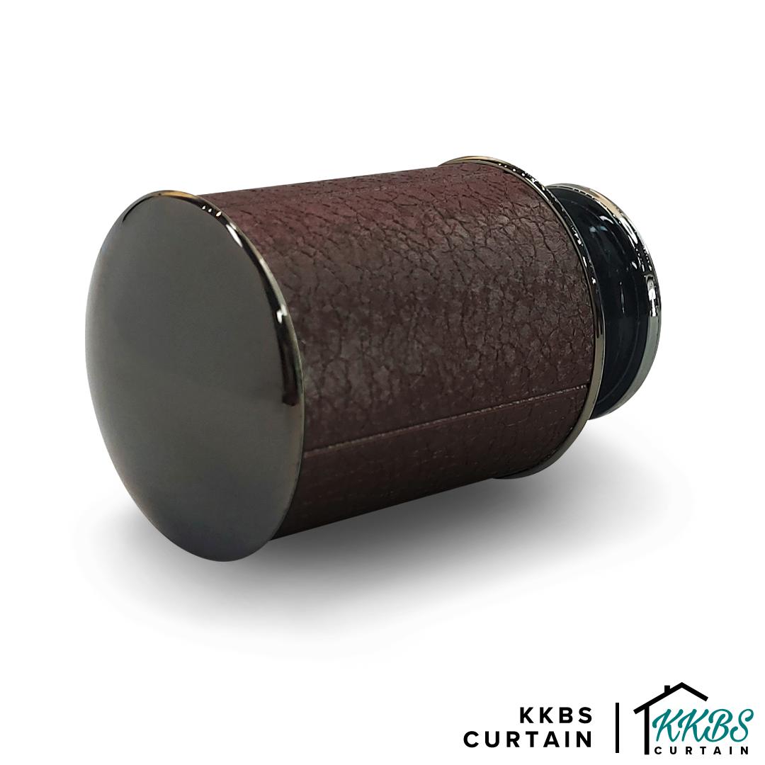 Luxstony Curtain Rod Finial / End Cap Mocha