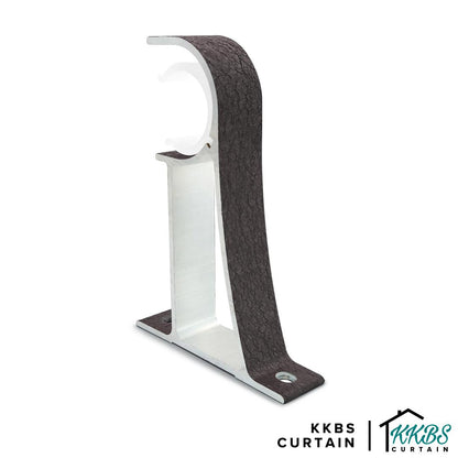 Luxstony Curtain Rod Single Bracket Space Grey