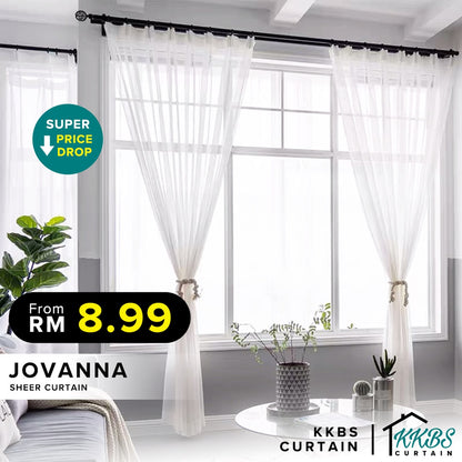 Jovanna Sheer Curtain Ready Made