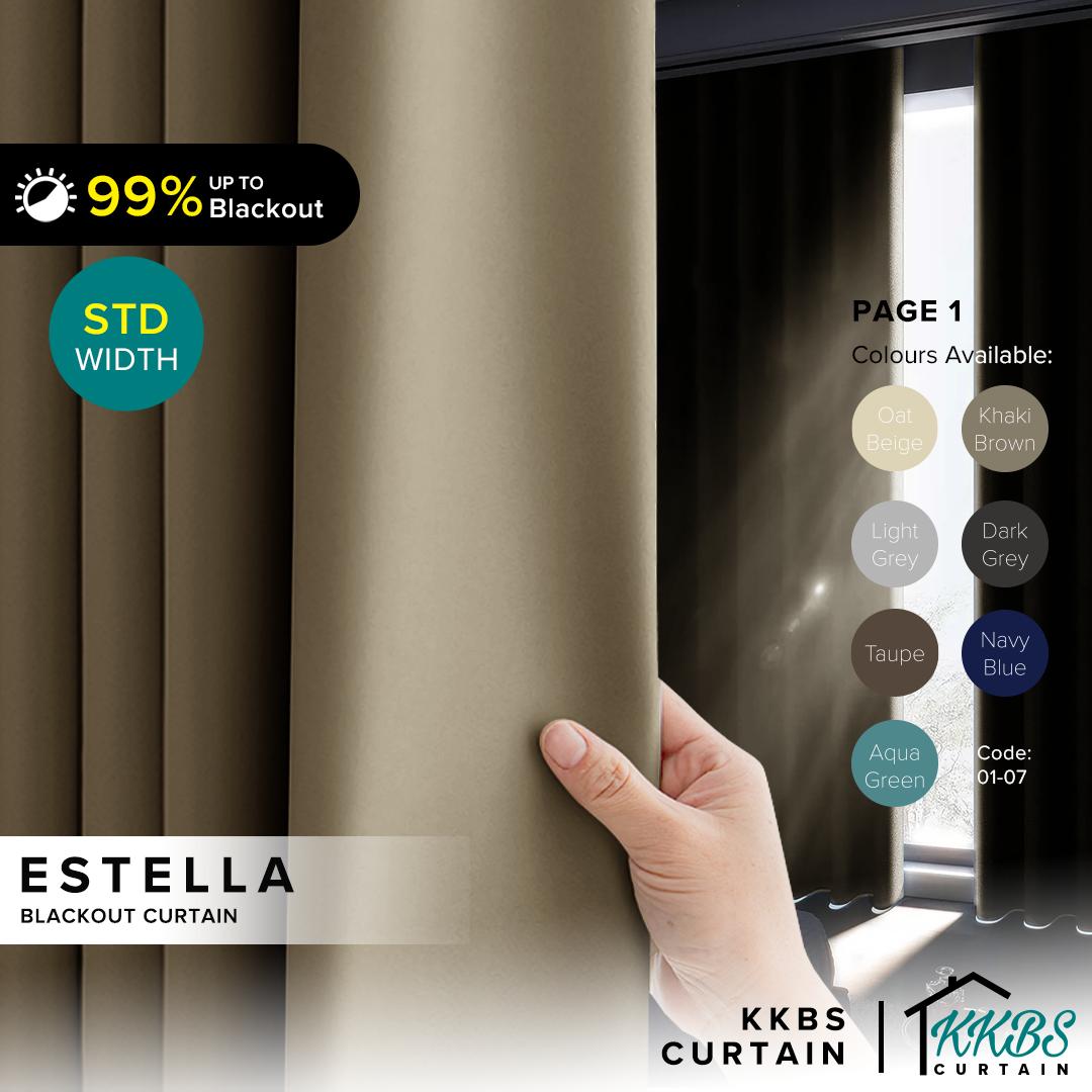 Estella 90 - 99% Blackout Curtain Ready Made (Page 1)