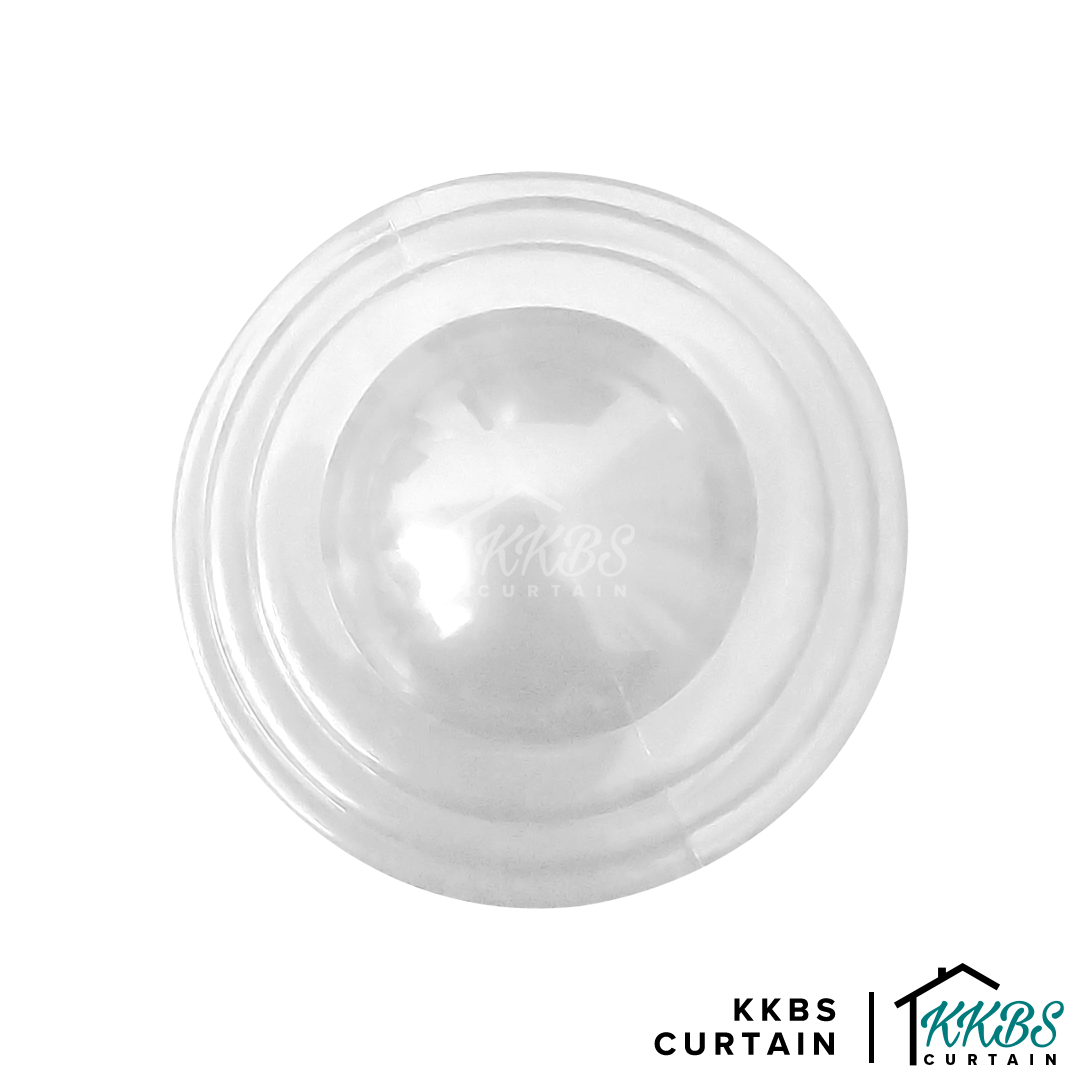 Morandy Curtain Rod End Cap Pearl White Colour