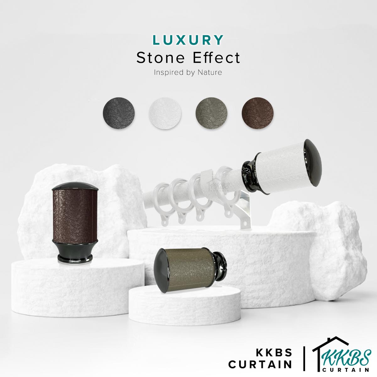Luxstony Curtain Rod Single Complete Set
