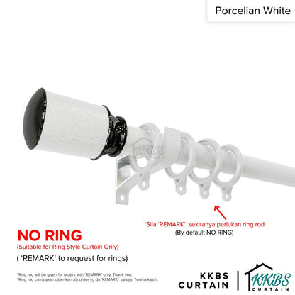 Luxstony Curtain Rod Single Complete Set