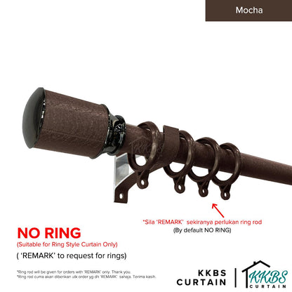 Luxstony Curtain Rod Single Complete Set