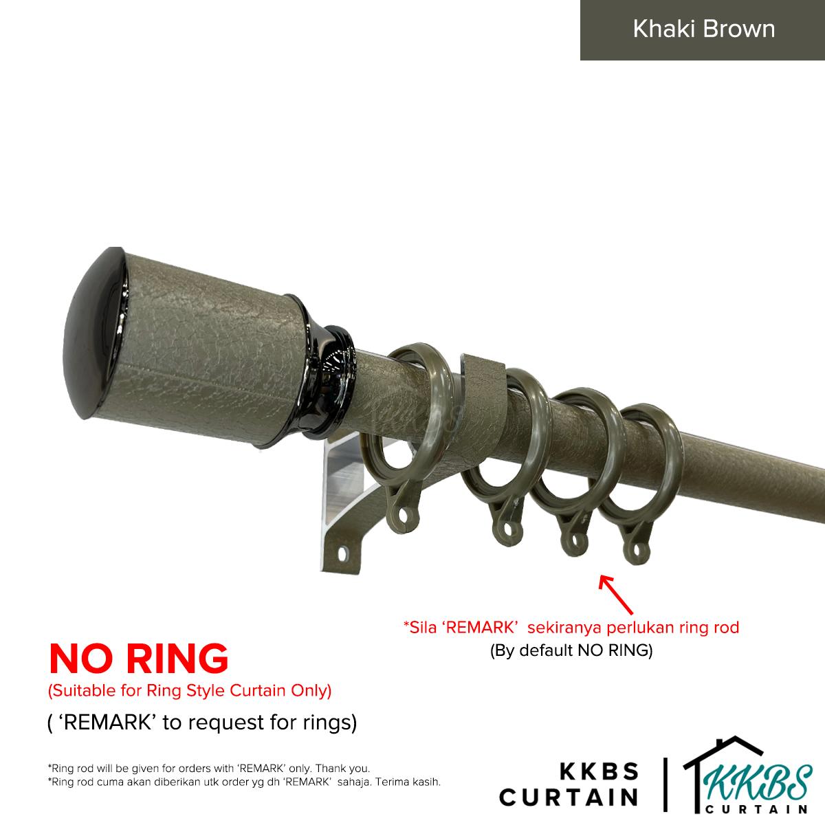 Luxstony Curtain Rod Single Complete Set