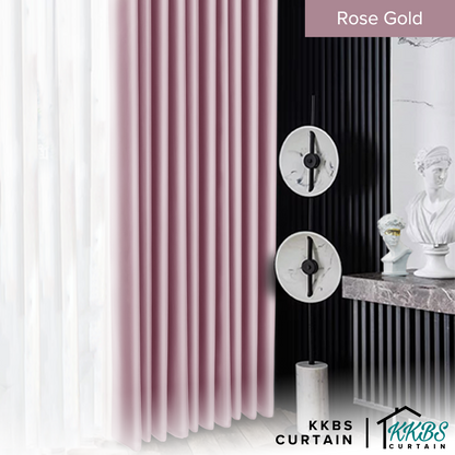 Crystella Semi Blackout Curtain Ready Made