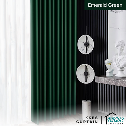 Crystella Semi Blackout Curtain Ready Made