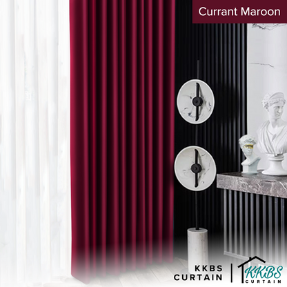 Crystella Semi Blackout Curtain Ready Made